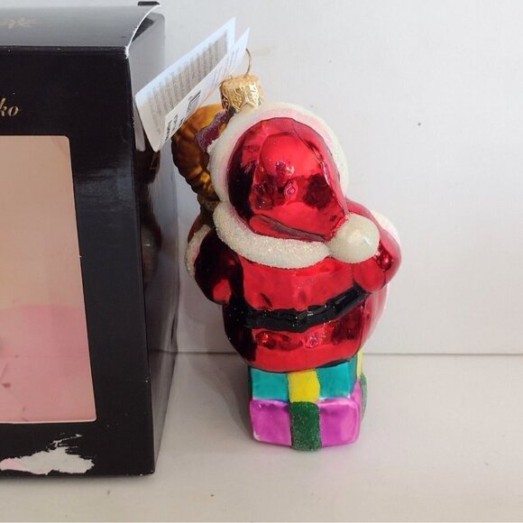 Vintage 1998 Christopher Radko Story Time Glass Ornament Santa Girl READ - Picture 6 of 11